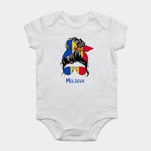 Moldova girl, Moldova Flag, Moldova gift heritage,   Moldovan girlfriend, Baby Bodysuit